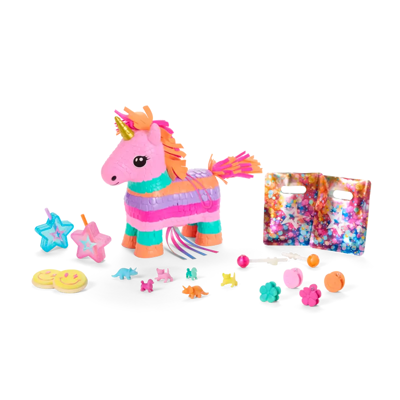 Unicorn Piñata & Party Accessories For 18-Inch Dolls 1