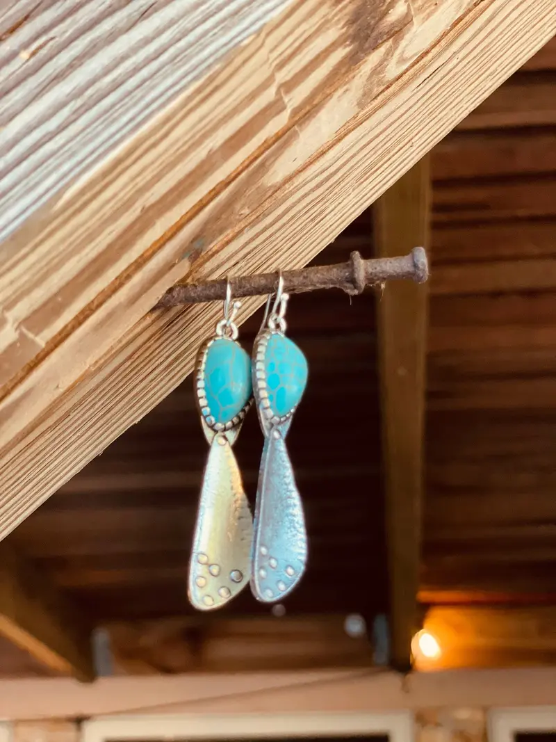 Unique Dangle Silver Fashion Earrings Wa141 1