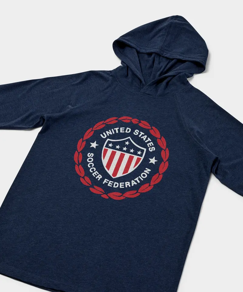 Us Soccer 1986 Crest Lightweight Hoodie 2