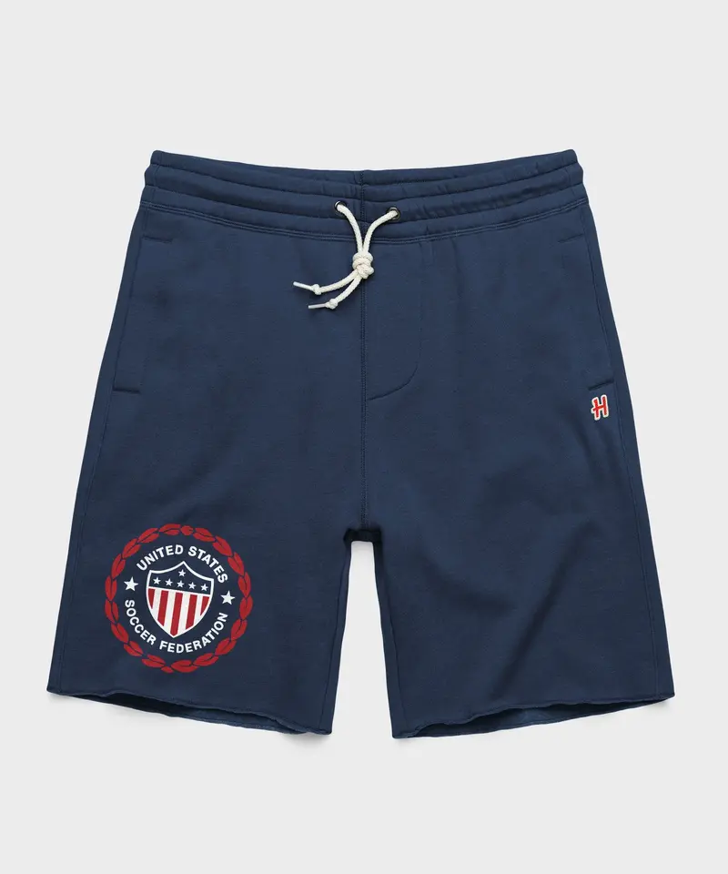 Us Soccer 1986 Crest Sweat Shorts 1