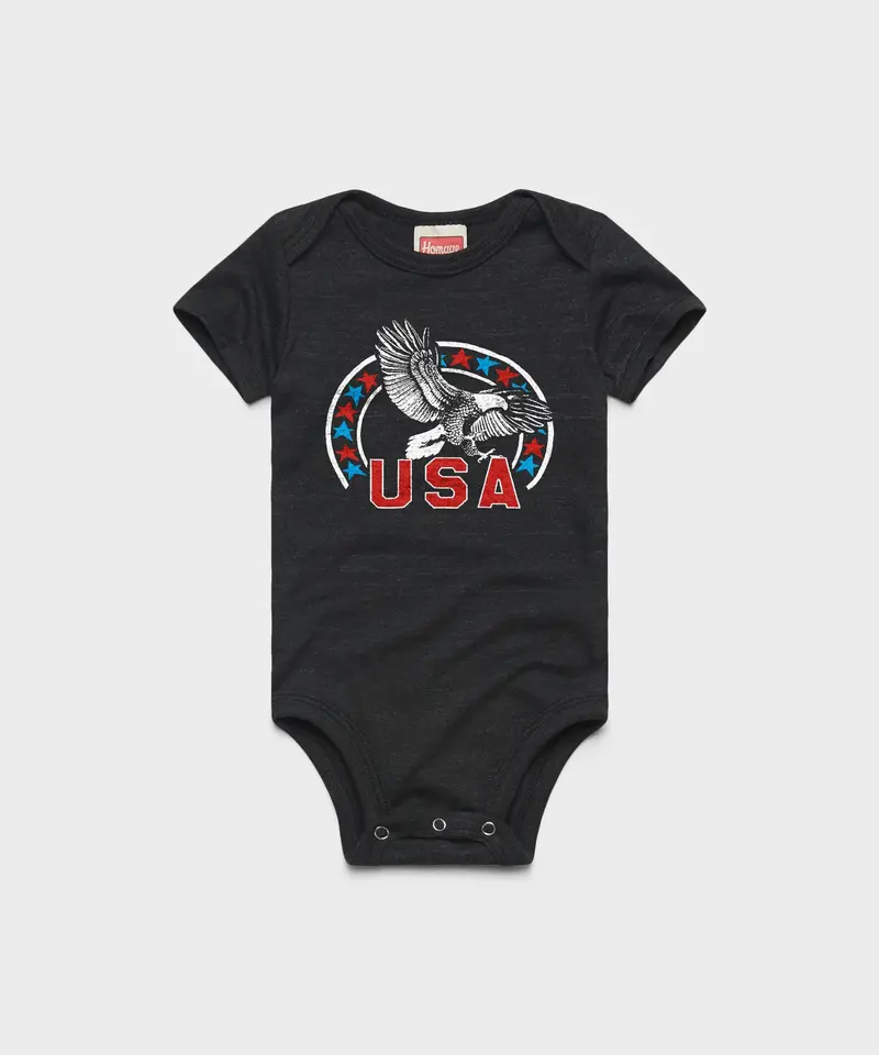 Usa Bald Eagle Baby One Piece 1