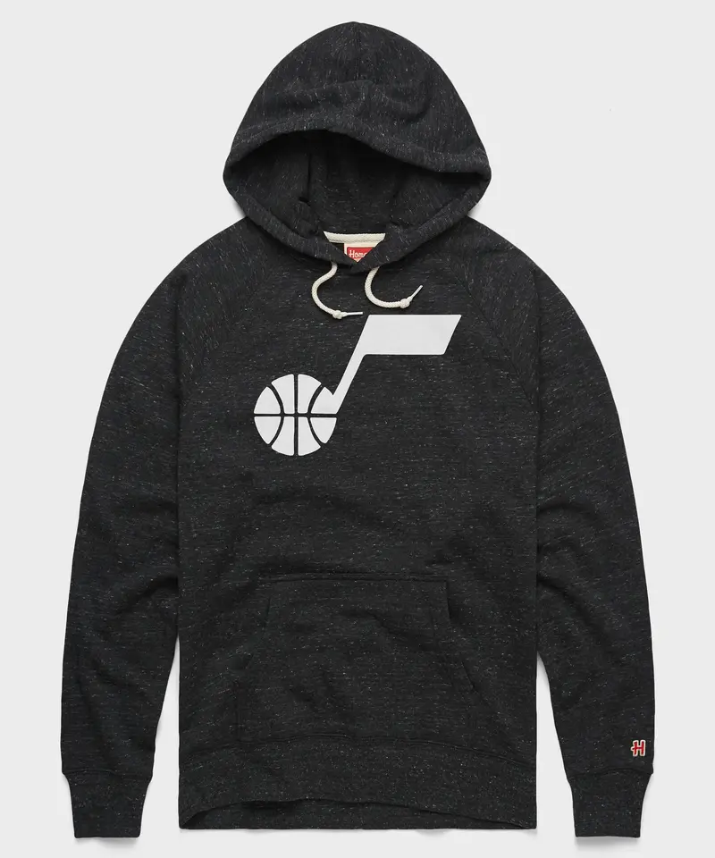 Utah Jazz Blacktop Logo Hoodie 1