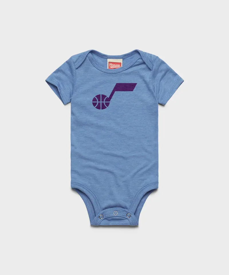 Utah Jazz Logo Baby One Piece 1