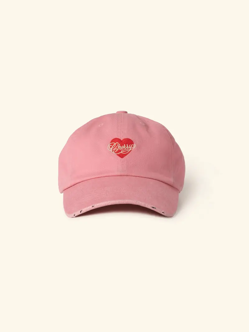 Valentine's 6 Panel Hat (Pink) 1