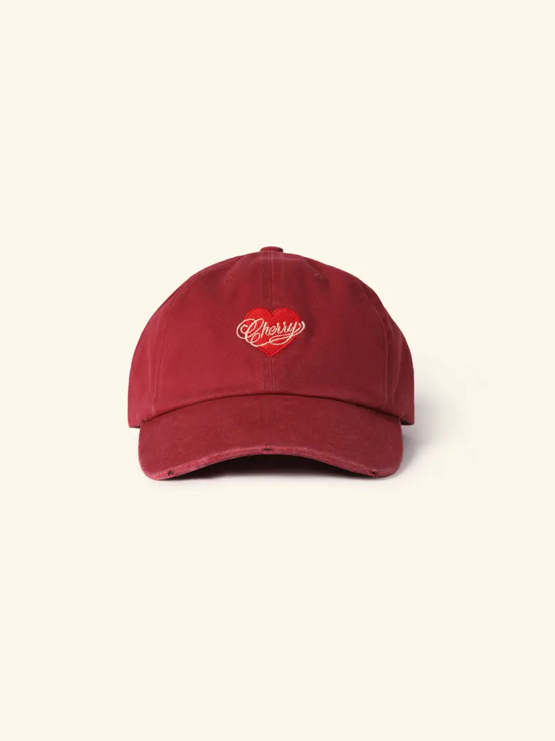 Valentine's 6 Panel Hat (Red) 1