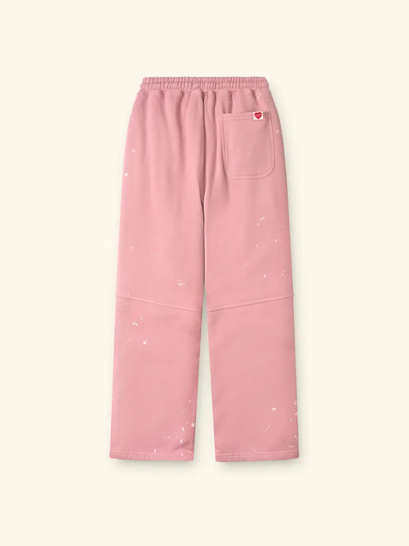 Valentine's Distressed Parachute Sweatpants (Dusty Pink) 4