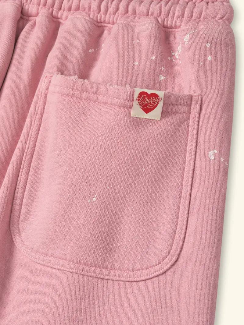 Valentine's Distressed Parachute Sweatpants (Dusty Pink) 5