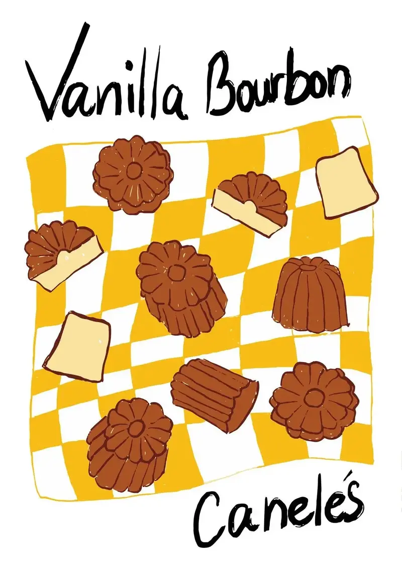 Vanilla Bourbon Caneles 2