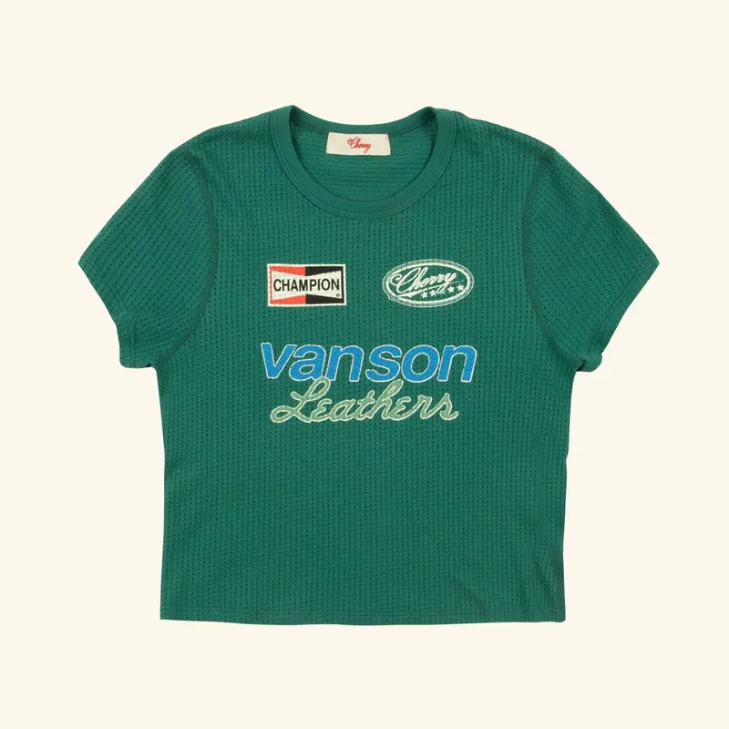 Vanson Mesh Baby Tee (Pine) 1