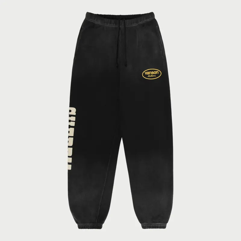 Vanson X Cherry Sweatpants (Vintage Black) 1