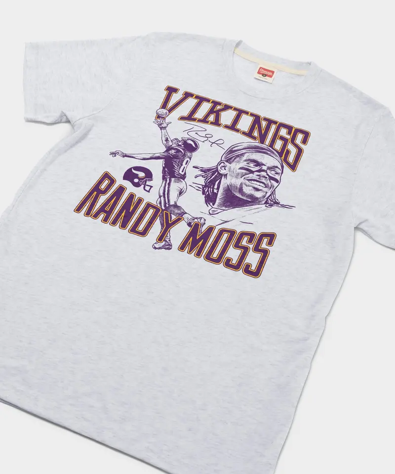 Vikings Randy Moss Signature Portrait 2