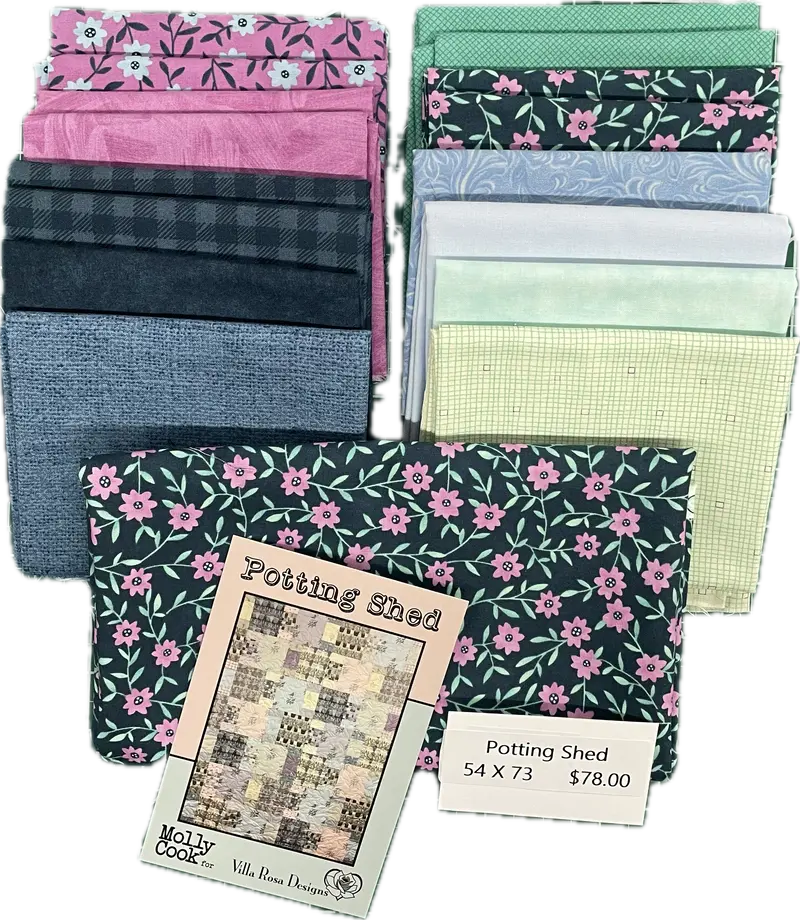 Villa Rosa Potting Shed Quilt Kit 1