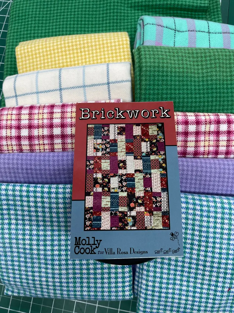 Vr Brickwork  Multi Color Flannel Kit   45 X 60 1