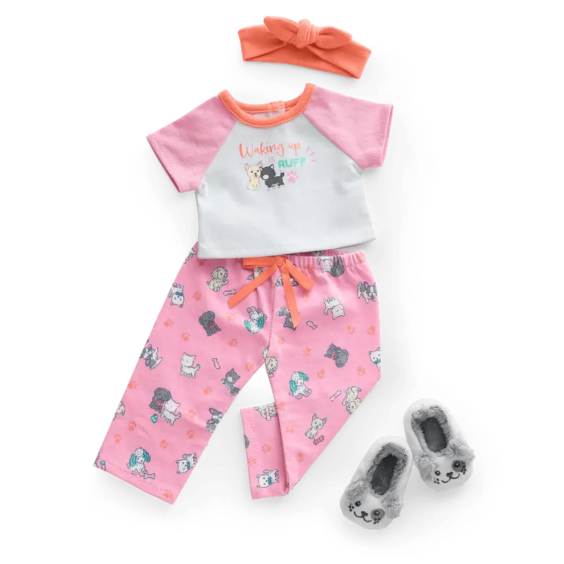 Waking Up Is Ruff Pjs For 18-Inch Dolls 1
