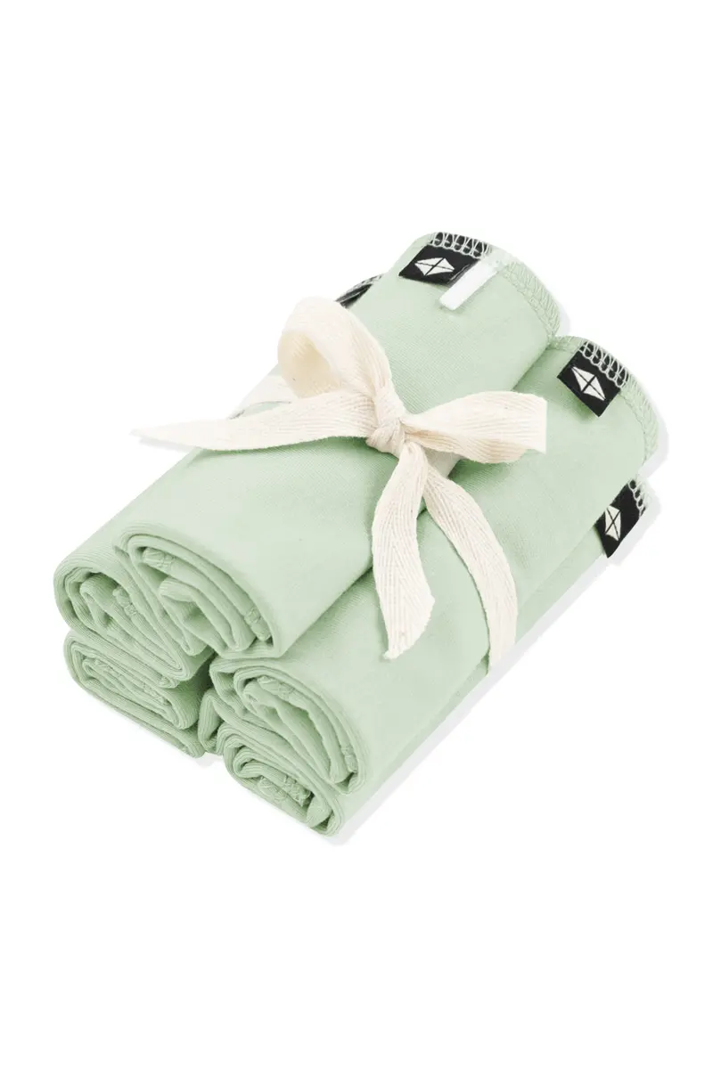 Washcloth 5-Pack In Basil 1