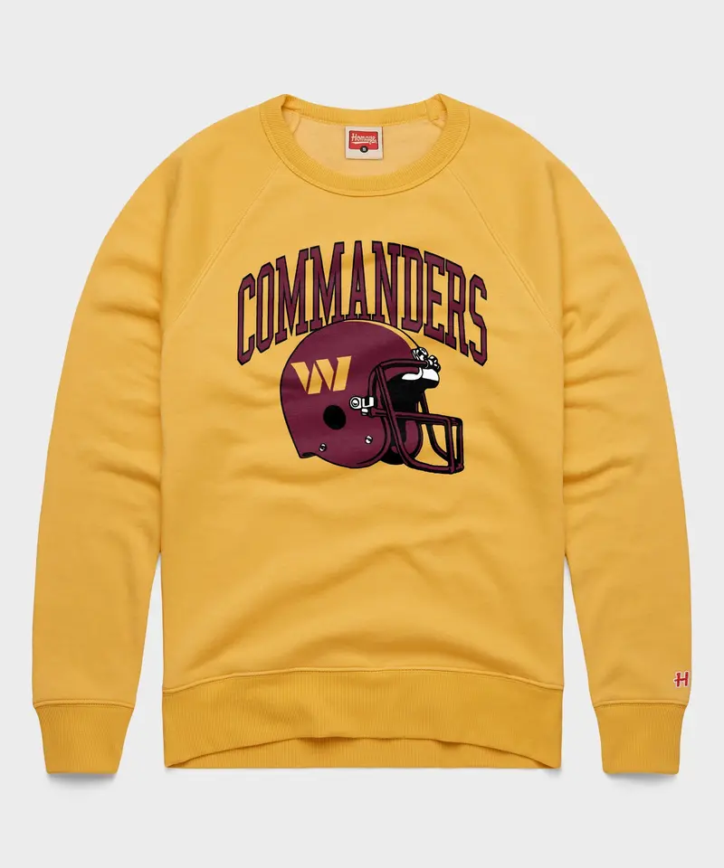 Washington Commanders Helmet Crewneck 1