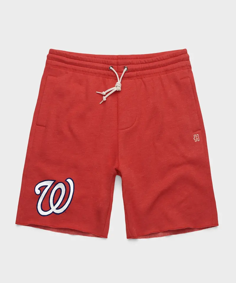 Washington Nationals Cap Logo '24 Sweat Shorts 1