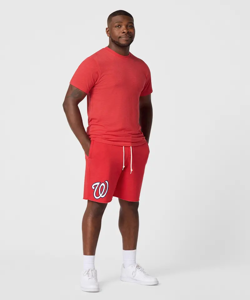 Washington Nationals Cap Logo '24 Sweat Shorts 5