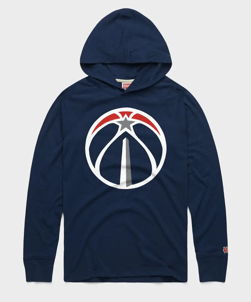 Washington Wizards Logo Lightweight Hoodie 1