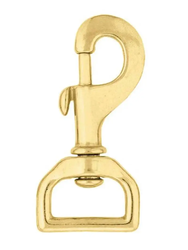 Weaver Leather Flat Swivel Snap Solid Brass 3/4” 1