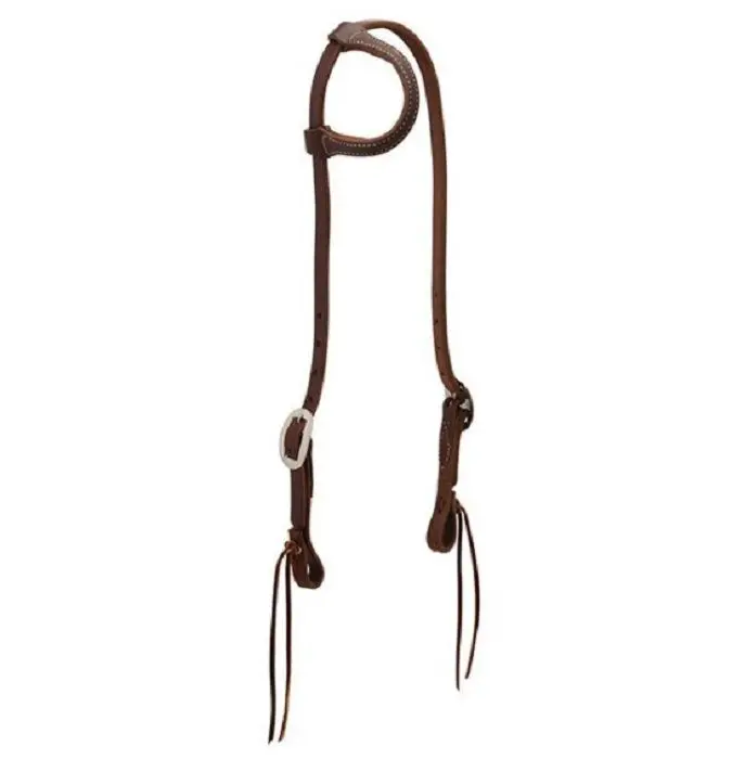 Weaver Working Tack Pineapple Knot Sliding Ear Headstall 1