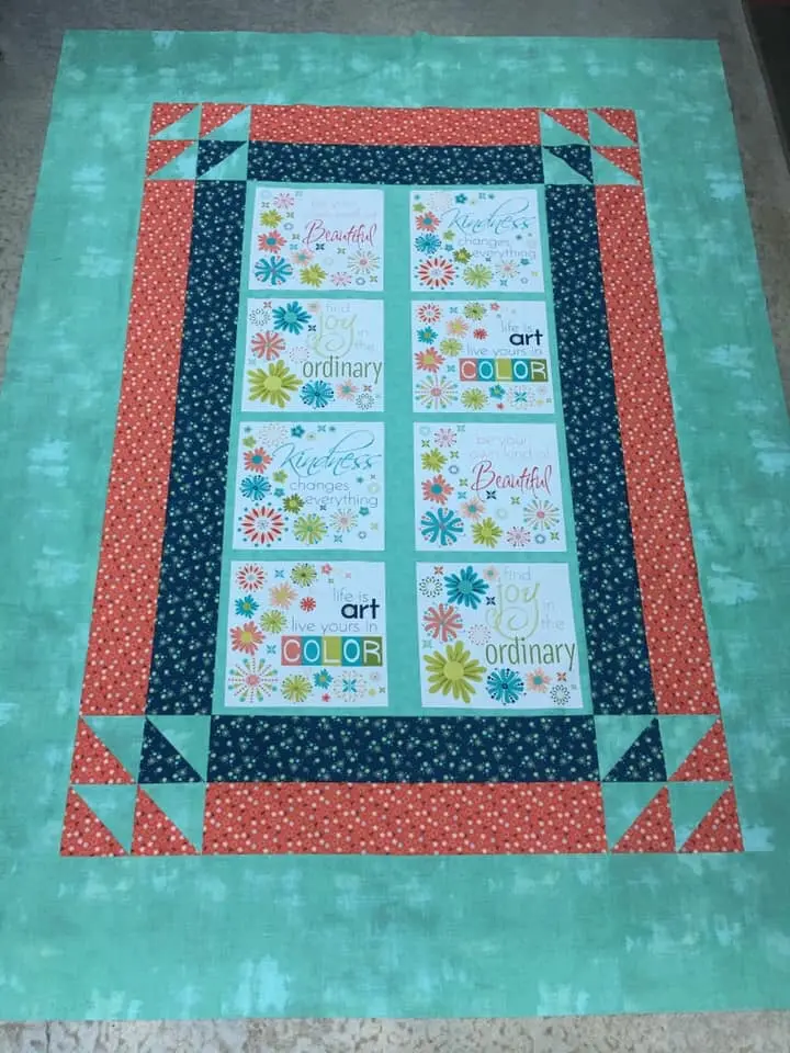 Well Said Panel Kit / Fernando Pattern Size 55 X 73. 1