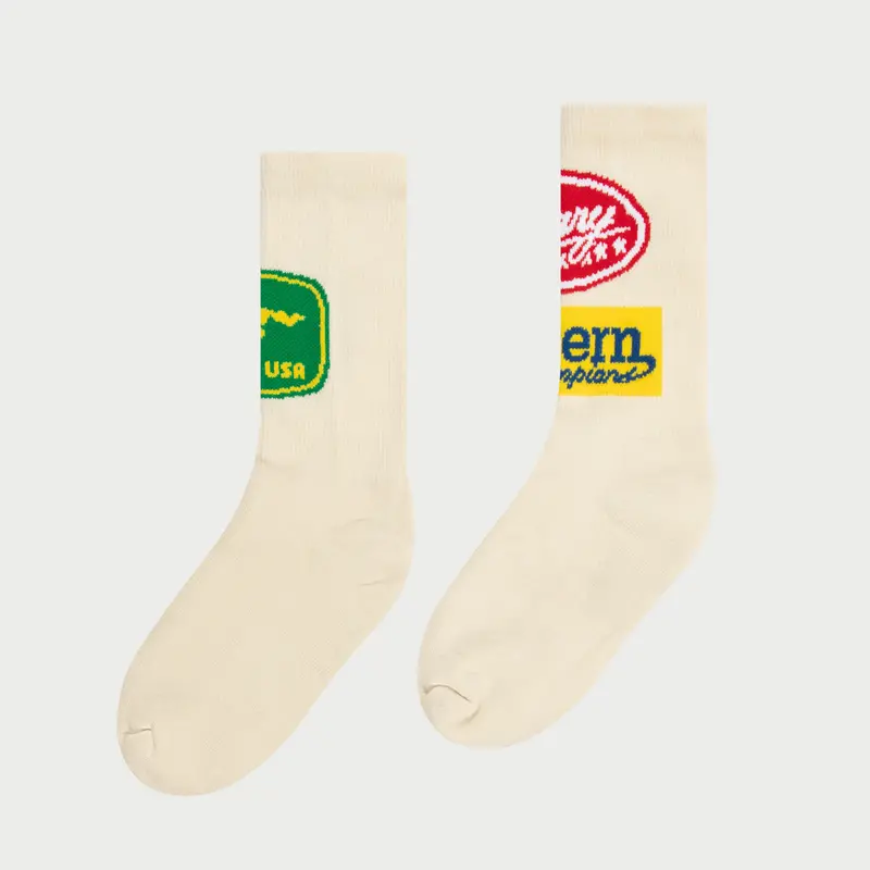 Western Athletic Socks (Cream) 1