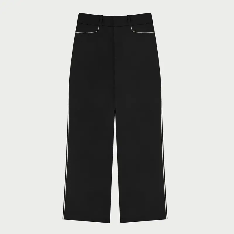 Western Chino Pants (Black) 1