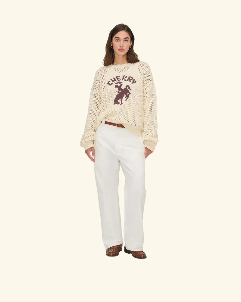 Western Chino Pants (White) 3