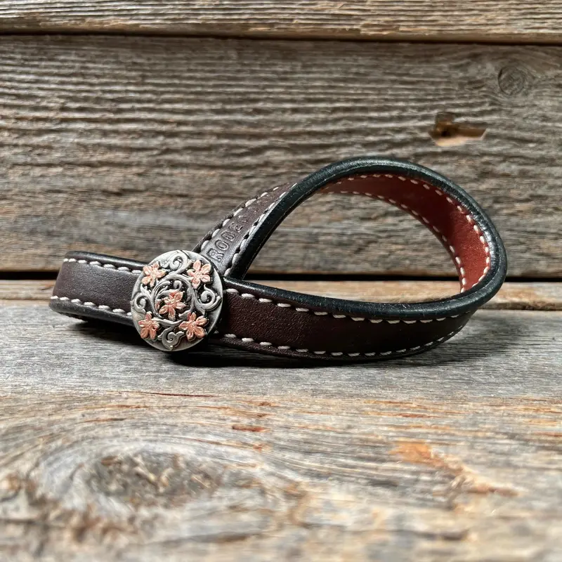 Western Dark Oil Rustic Tie Down Keepers 2