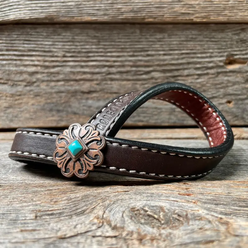 Western Dark Oil Rustic Tie Down Keepers 4
