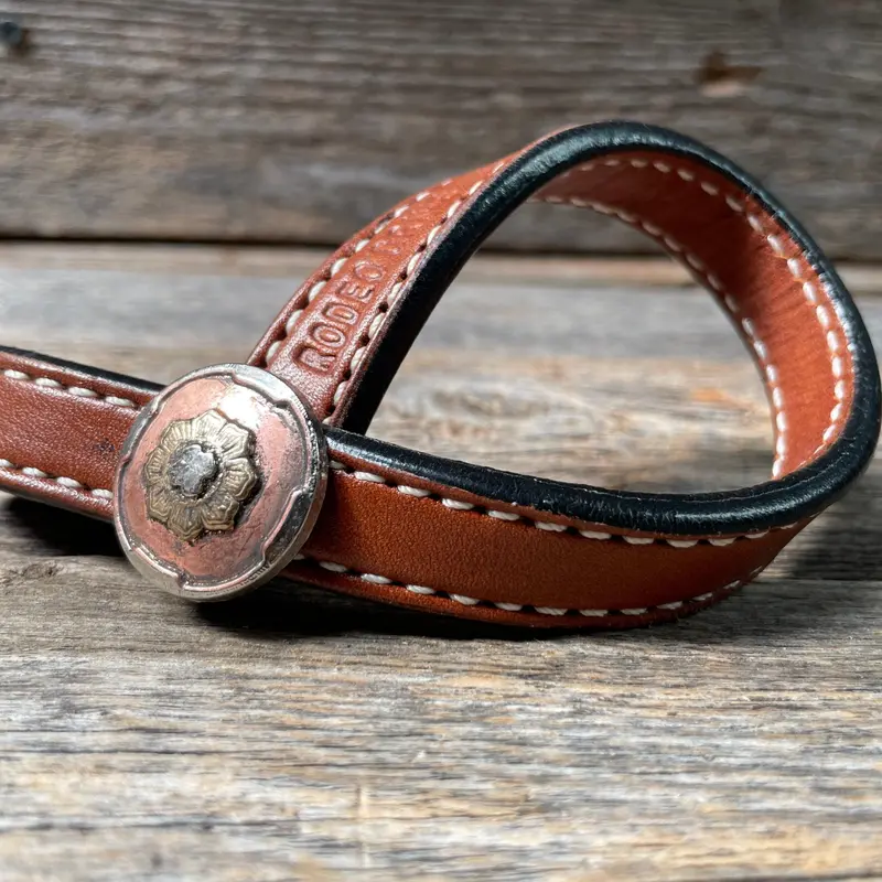 Western Medium Oil Rustic Tie Down Keepers 5