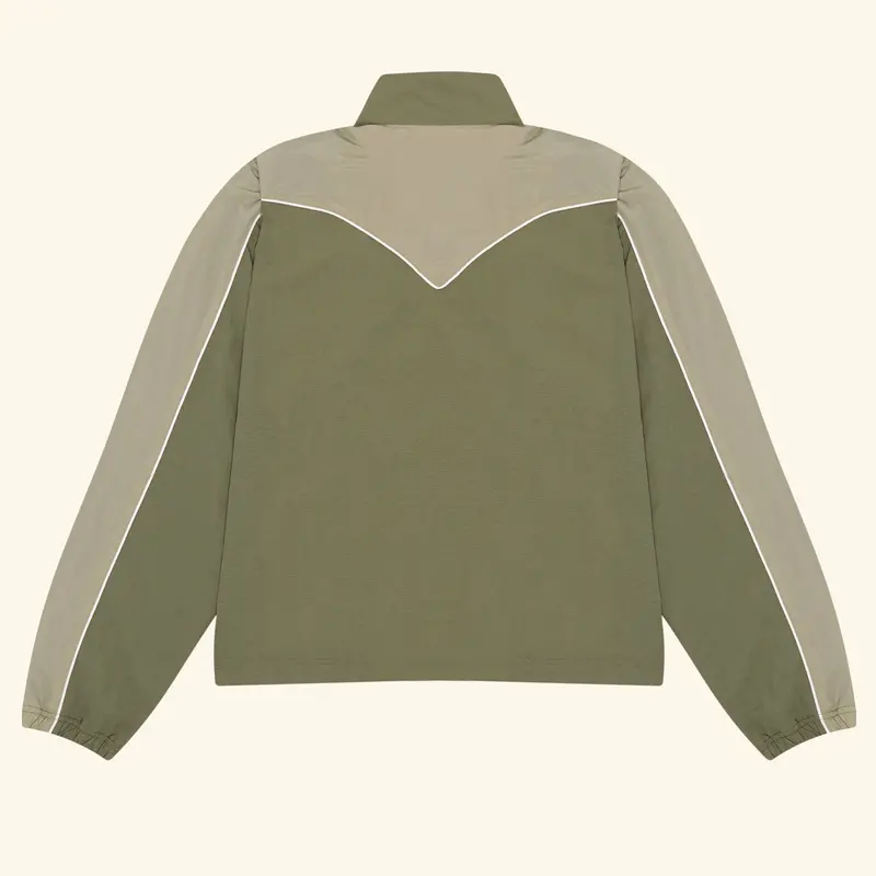 Western Track Jacket (Olive) 3