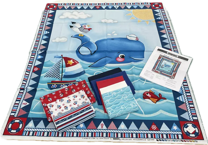 Whale Of A Time Panel Kit 56”X74” $58 1