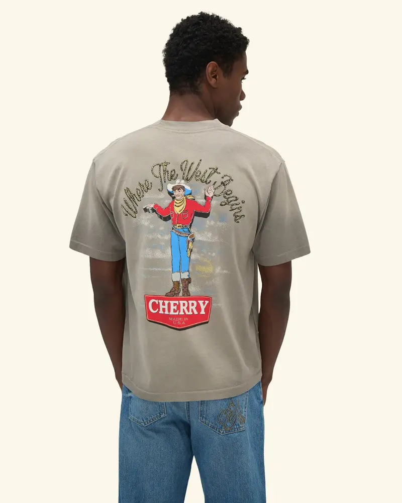 Where The West Begins Classic Pocket Tee (Smoke) 4