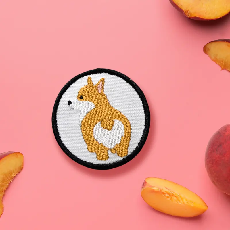 White Corgi Bum Patch 1