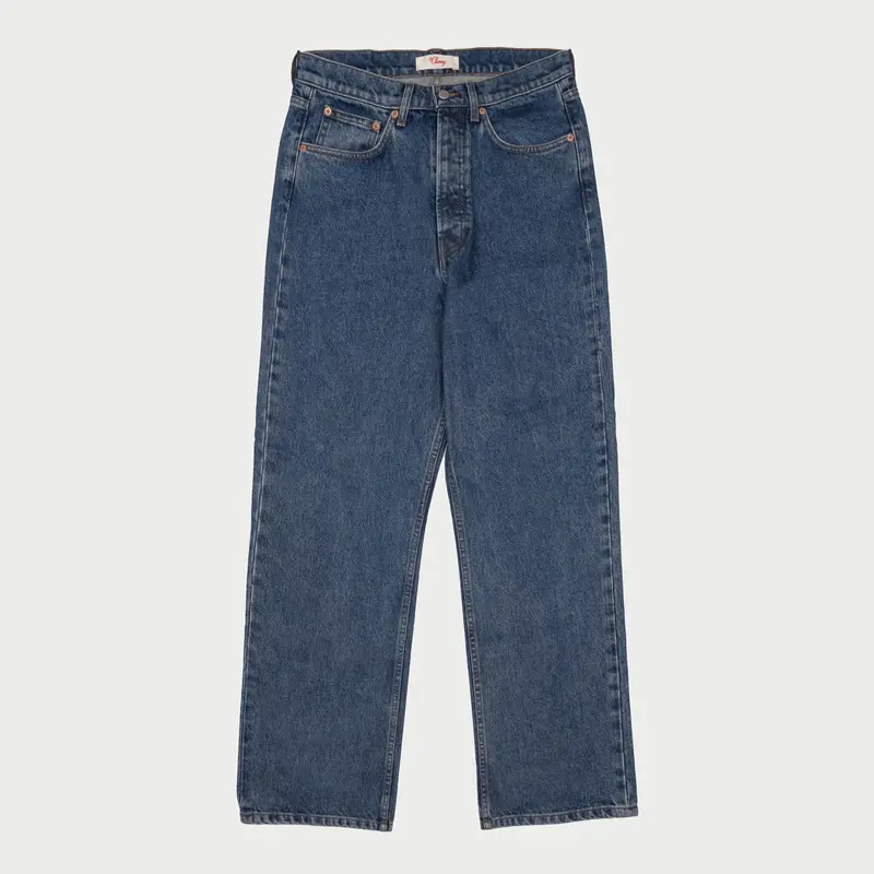 Wide 5 Pocket Denim (Light Stone) 1