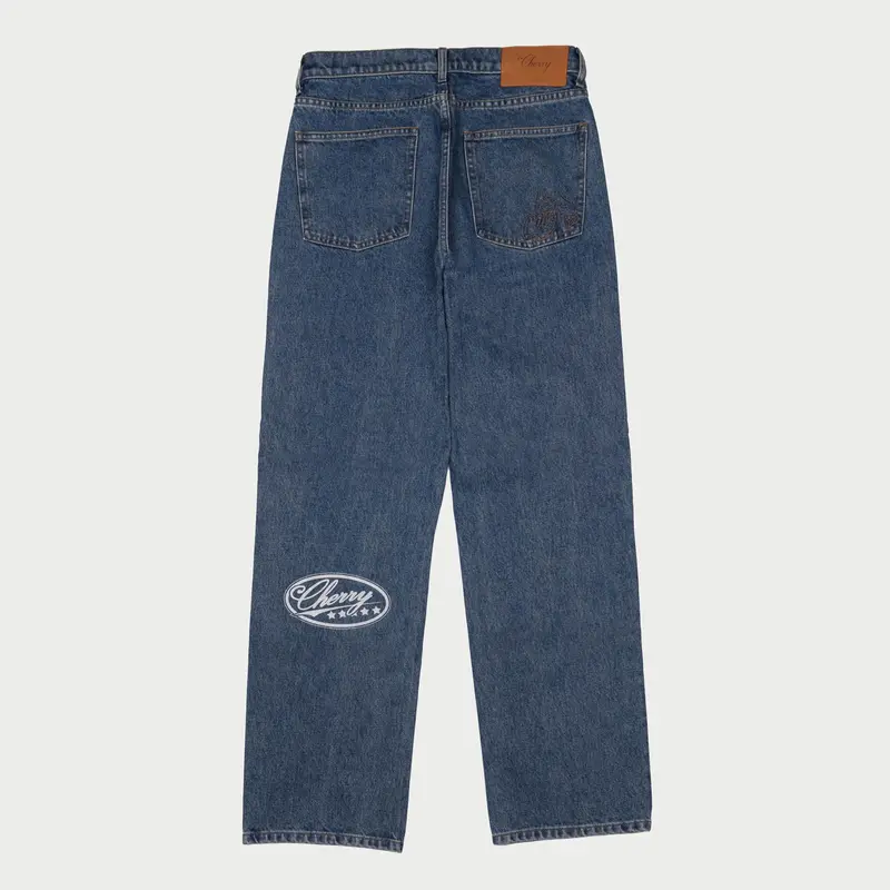 Wide 5 Pocket Denim (Light Stone) 2