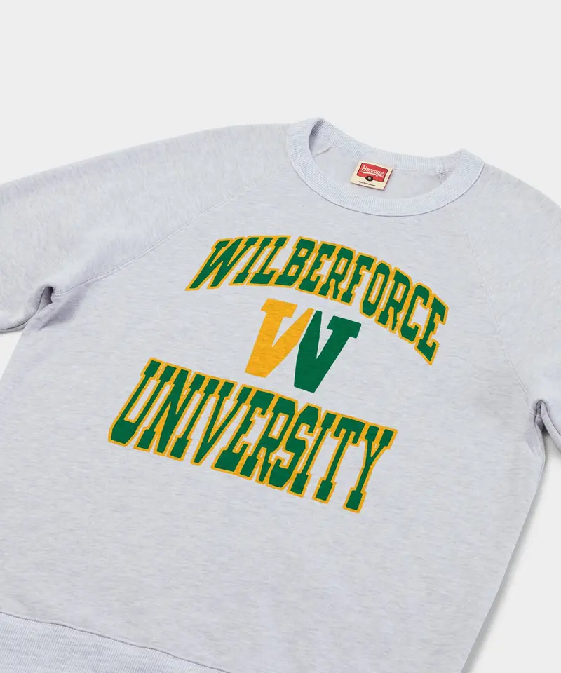 Wilberforce University Block W Crewneck 2