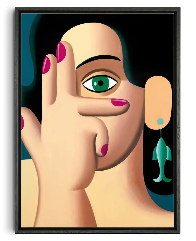 Woman With A Fish Earring 1