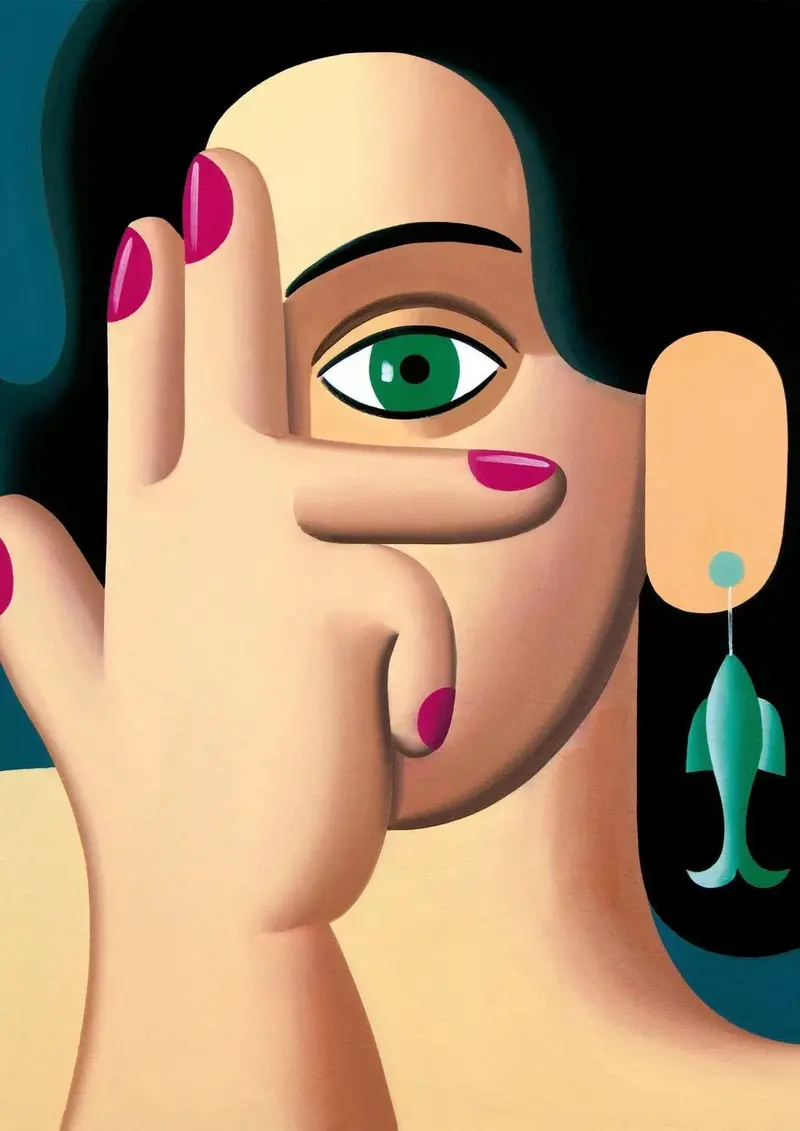 Woman With A Fish Earring 2