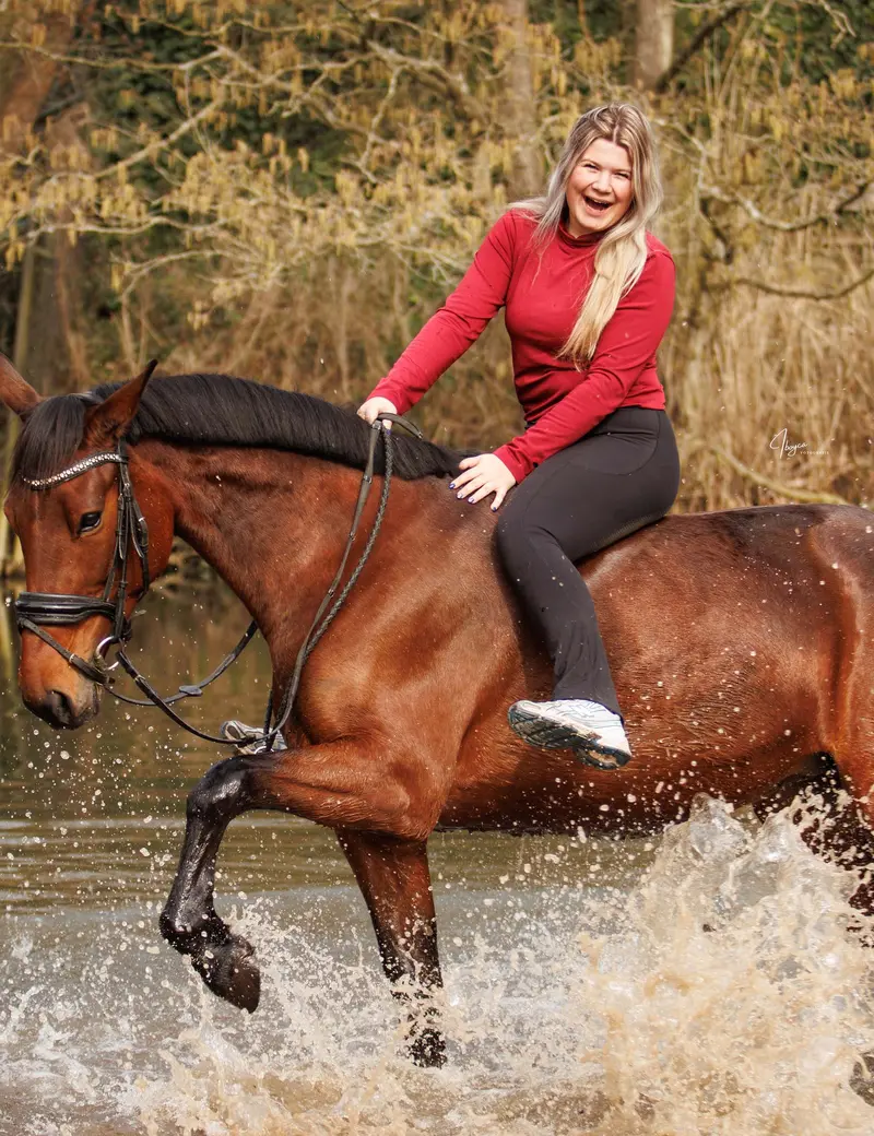 Women Full Seat Bootcut Riding Pants 2