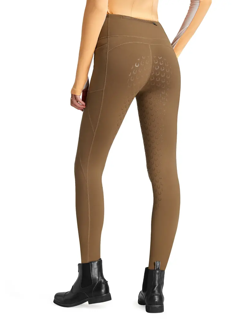 Women Full Seat Breeches High Waist Fleece Lined 10