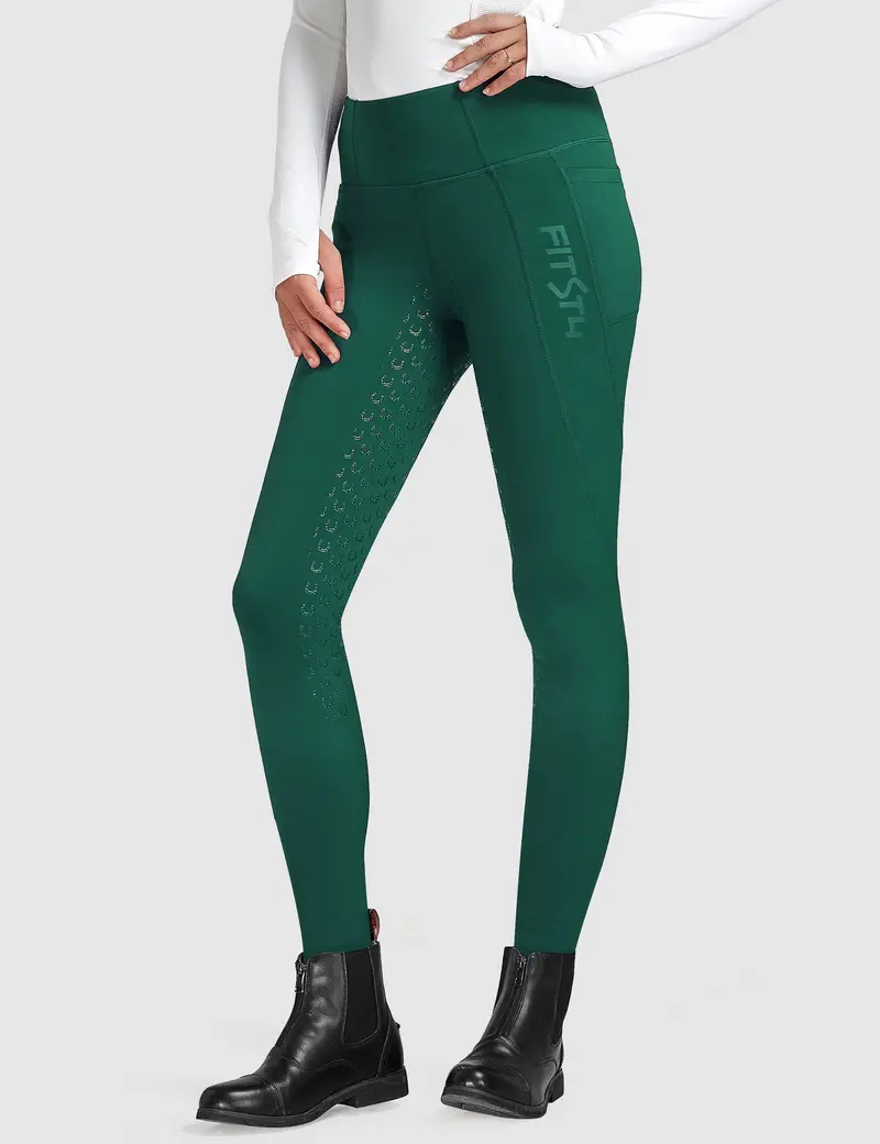 Women Full Seat Breeches High Waist Fleece Lined 15