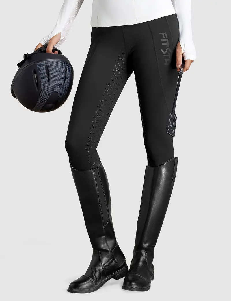 Women Full Seat Breeches High Waist Fleece Lined 16