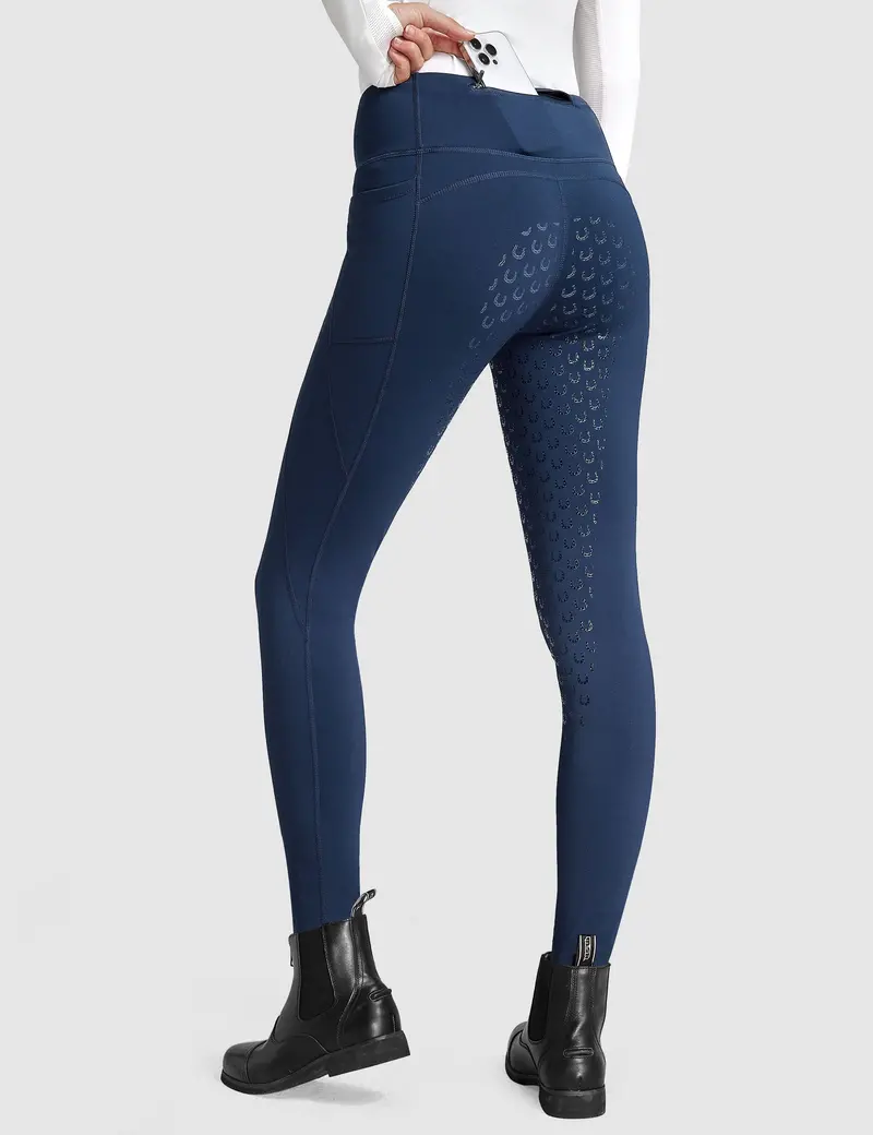 Women Full Seat Breeches High Waist Fleece Lined 2
