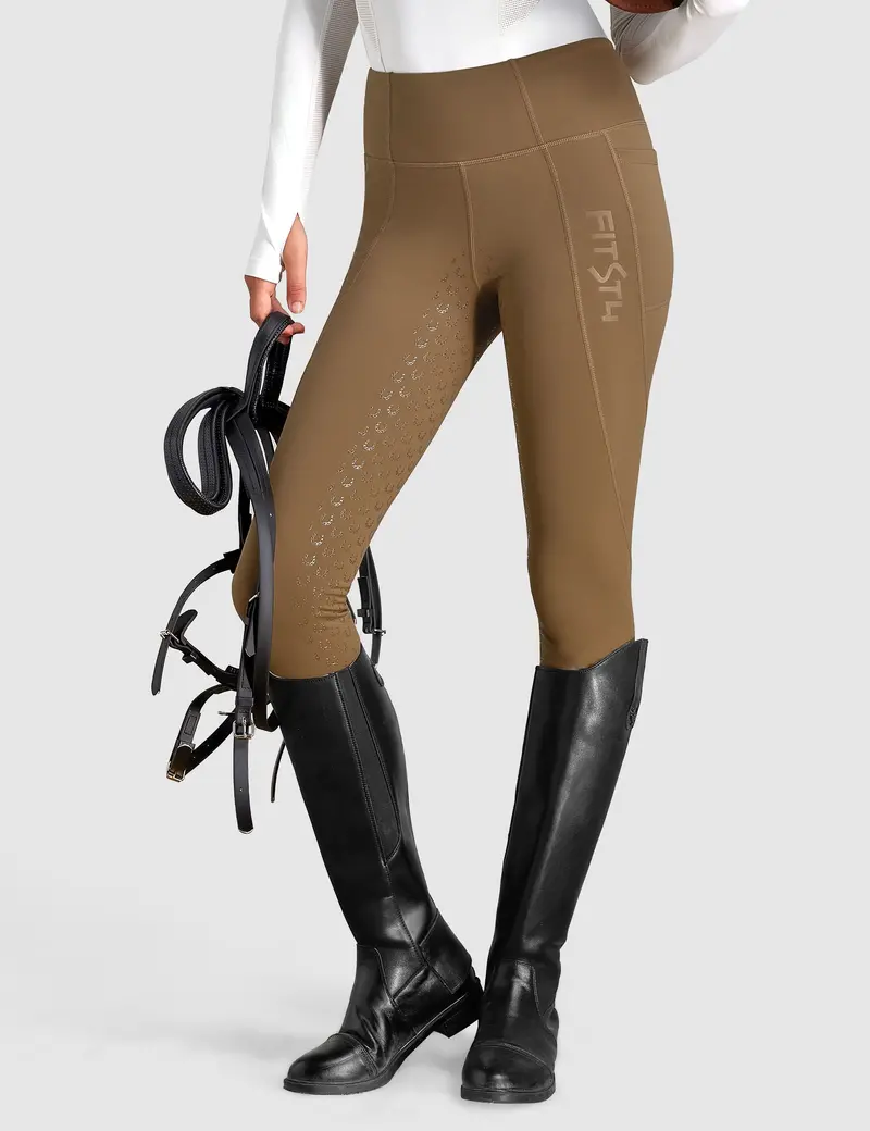 Women Full Seat Breeches High Waist Fleece Lined 21