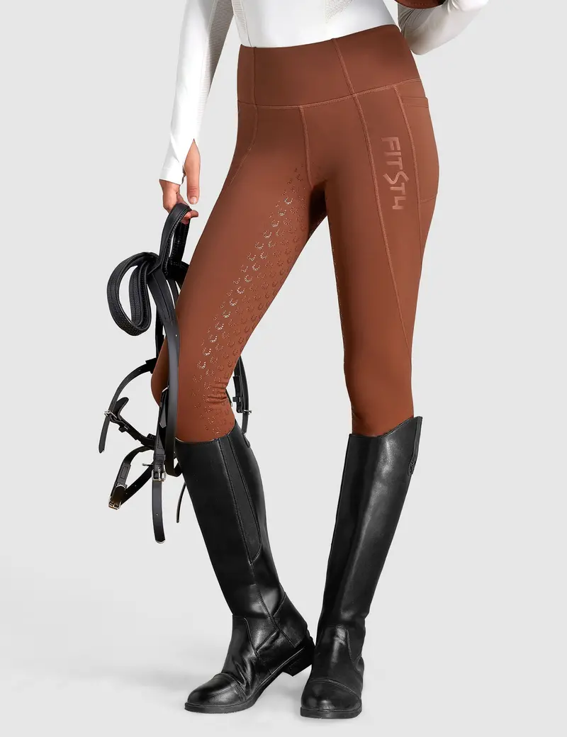 Women Full Seat Breeches High Waist Fleece Lined 23