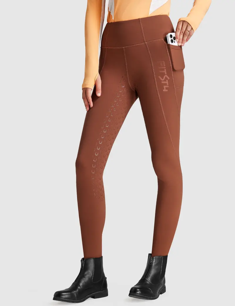 Women Full Seat Breeches High Waist Fleece Lined 25