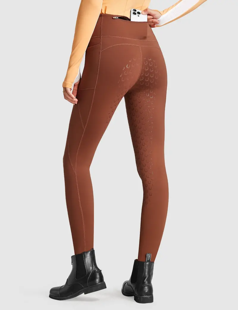 Women Full Seat Breeches High Waist Fleece Lined 26